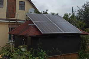 Backup solar system for a residential building and wood-burning 1.2 kW. Kyiv region, Vyshgorodsky district 2022-09