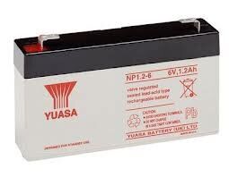 Аккумуляторная батарея Yuasa NP1,2- 6 (6В 1,2 а/ч)