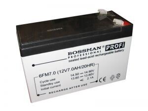 Accumulator battery Bossman 12- 7