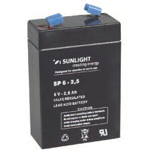 Accumulator battery SunLight SP 6- 2,5
