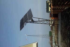 Autonomous 3 kW, grid wind-solar system 6 kW, Kiev region, Podgorsi