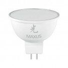 Світлодіодна лампа MAXUS LED-404 MR16 4W 5000K 220V GU 5.3 AP