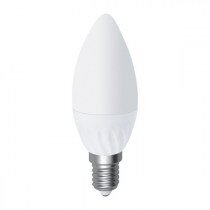 Лампа світодіодна свіча Elektrum С37 4W LС-10 Е14 2700 PA алюмінопластиковий корпус A-LC-0521