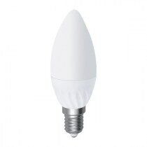 Лампа світодіодна свіча Elektrum С37 4W LС-10 Е14 2700 PA алюмінопластиковий корпус A-LC-0521