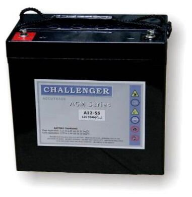 Аккумуляторная батарея Challenger EV 12-55 (12В 55 а/ч) глубокого разряда