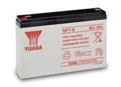 Акумуляторна батарея Yuasa NP7-6 (6В 7 а/г)