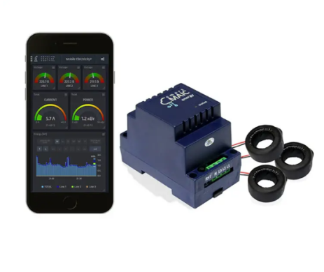 Энергомонитор smart-MAC c WiFi D103-11 трехфазный, стандартная версия с кольцом