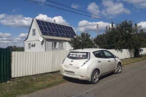 Grid solar power station 10/7 kw, Cherkasy region, Stebliv