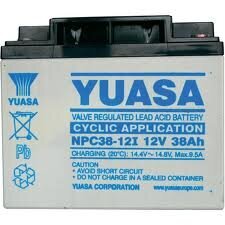 Акумуляторная батарея Yuasa NPC38-12 (12В 38 а/г)