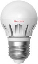 Лампа светодіодна куля Elektrum Elektrum LB-14 7W E27 2700K алюм. корп. A-LB-0491