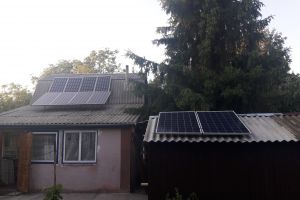 Hybrid solar station 4.5 / 4 kW, Kyiv, Berkovtsi