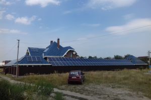 Сетевая солнечная система мощностью 30/39 кВт "Зеленый тариф", Киевская область, Хотяновка