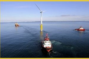В Норвегии приступают к испытаниям первой плавучей ветротурбины