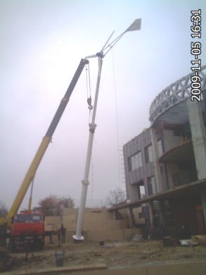 Монтаж, інсталяція вітрогенератора Fortis Montana 5 кВт