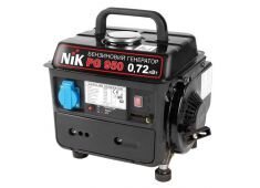 Генератор бензиновый NIK PG950 (750 Вт)