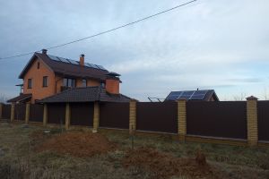 Grid solar station kW 10 "Green tariff", Kiev region, Glevacha