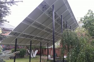 Cетевая солнечная станция 20 кВт, Киевская область. Крюковщина
