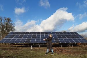 Сетевая солнечная наземная станция 30 кВт - Киевская область, с. Фарбованое