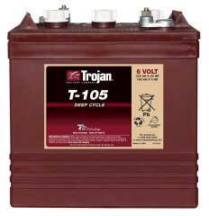 TROJAN T105-RE deep cycle battery (6V-225A / h)