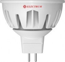 Лампа светодіодна Elektrum MR16 LR-28 7W GU5,3 2700K алюмопластиковый корпус A-LR-0078