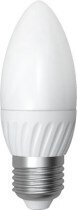 Лампа светодиодная свеча Elektrum LC-8 4W E27 2700K керам. корп. A-LC-0188