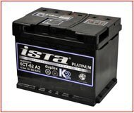 Accumulator battery ISTA Platinum 6CT-225 Aз