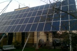 Grid solar station 13 kW, Kyiv, Nivki
