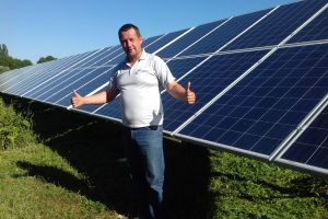 Grid Solar system capacity 20/25 kW, Kiev region, Novi Petrivtsi