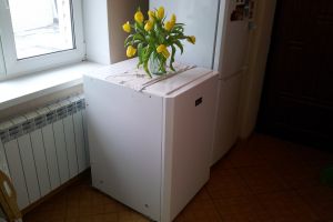 Heat pump heating house 90 square meters. with a capacity of 6 kW, the Kiev region, the Old Petrovtsi
