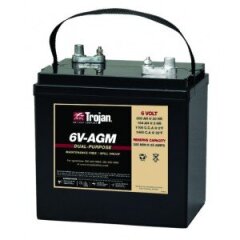 Акумулятор глибокого циклу TROJAN 6V-AGM (6В-200А/г)