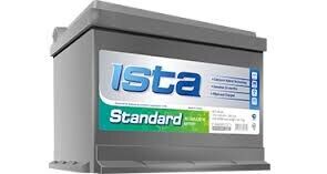 Accumulator battery ISTA Standart 6CT- 63Aз1; Aз1E