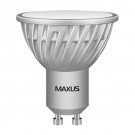 Світлодіодна лампа MAXUS LED-346 MR16 4W 4100K 220V GU10 AP